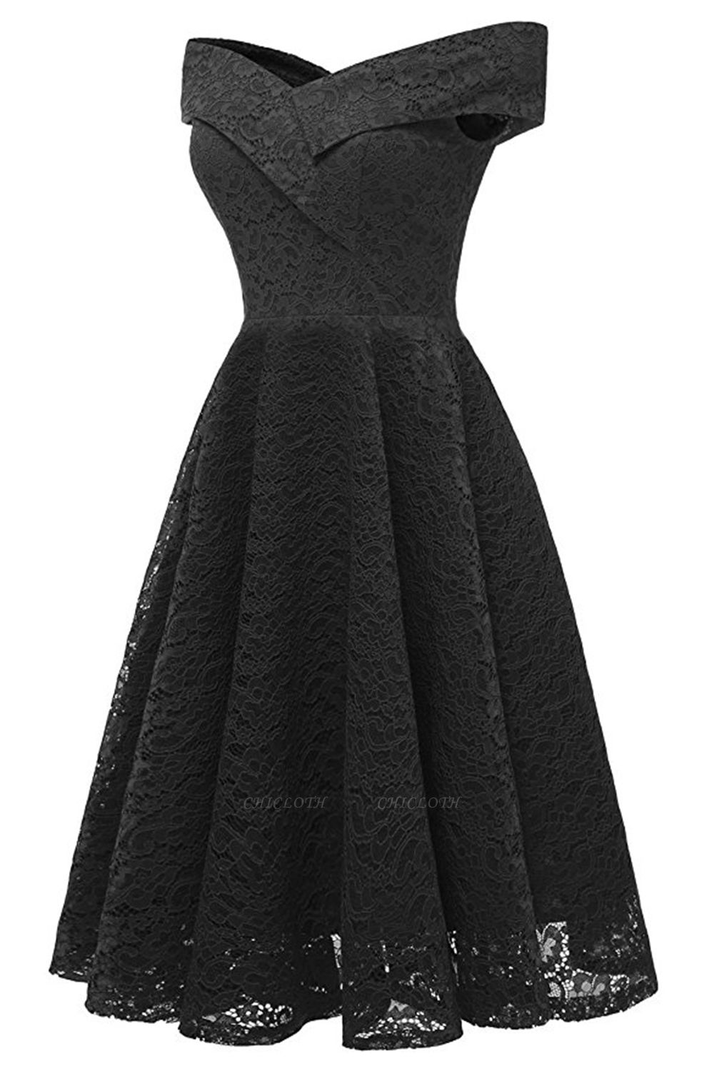A| Chicloth Cute Lace Dress Wedding Party Formal Dress