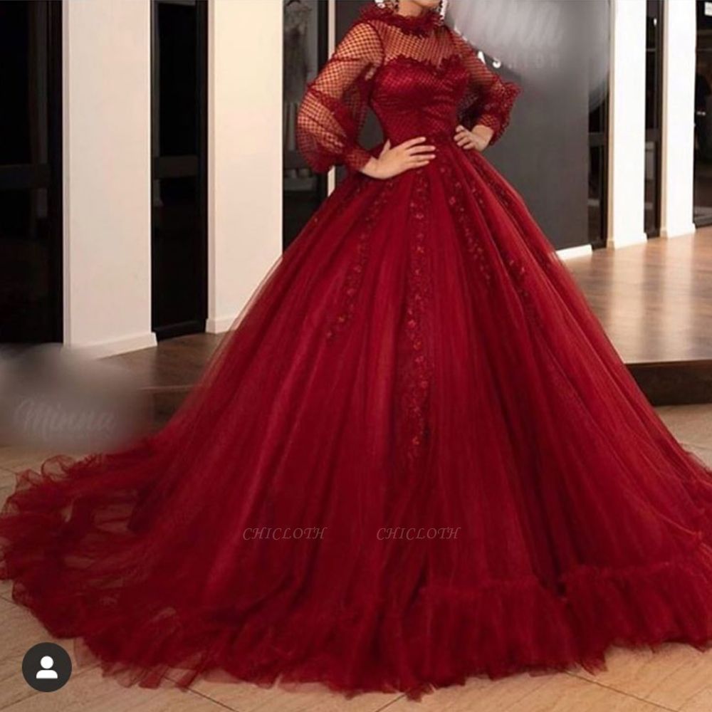 Red Ball Gowns Evening Gown ...