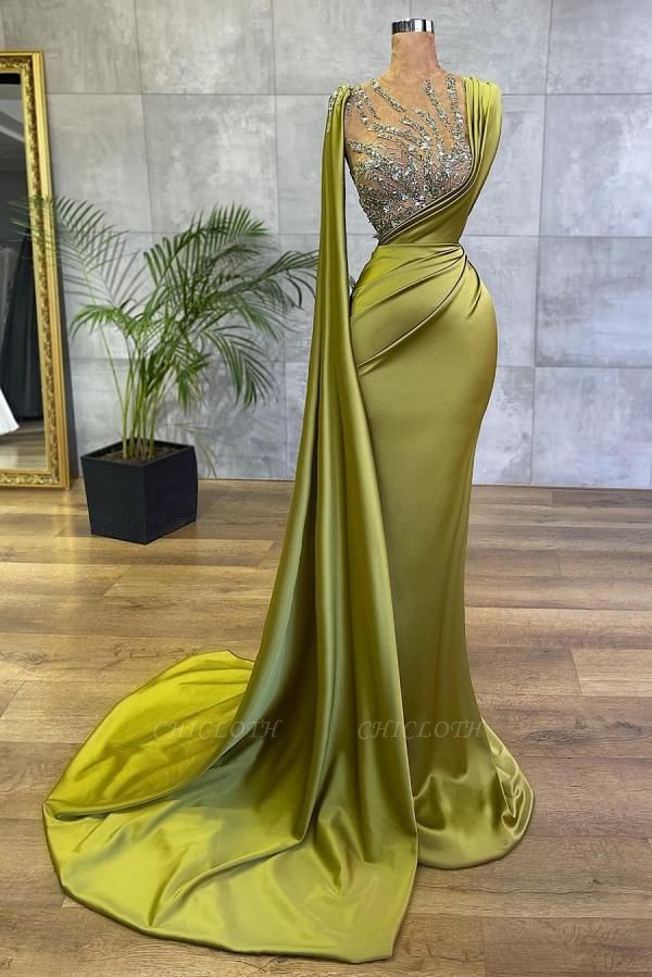 Green Sexy Prom Dresses | Cheap Long Evening Gowns