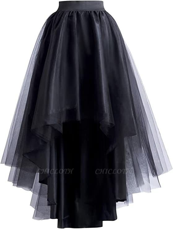 vintage black ballgown hilo tulle elasticated skirt