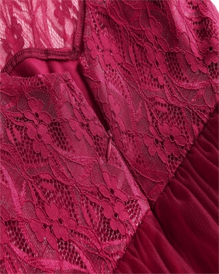 Elegant Embroidery Lace Dresses For Women_5