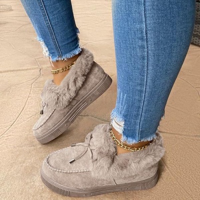 Fashion Warm Women Ankle Snow Boots(Ship in 72 Hours)_6