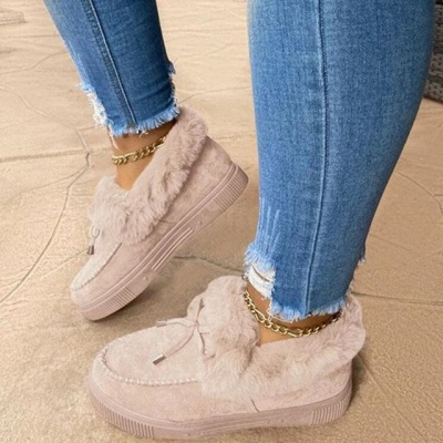 Fashion Warm Women Ankle Snow Boots(Ship in 72 Hours)_1