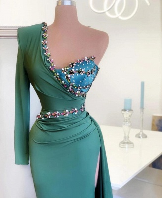 ZY512 Prom Dresses Long Cheap Elegant Evening Dress Green_2