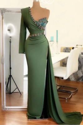 ZY512 Prom Dresses Long Cheap Elegant Evening Dress Green_1