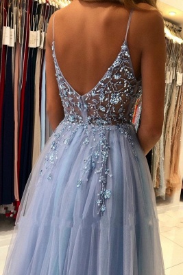 ZY567 Blue Evening Dresses Long Cheap Buy Prom Dresses Online_3