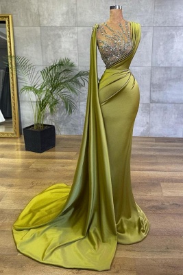 Green Sexy Prom Dresses | Cheap Long Evening Gowns_1