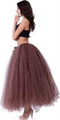 Stunning Tea-Length Ball Gown Dress Bustle with Ruffles_5