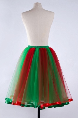Youthful Garden Hi-Lo Tulle Ball Gown Dress Bustle with Ruffles_11
