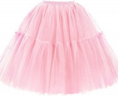 Pink chic ballgown mini tulle elasticated underskirt_1