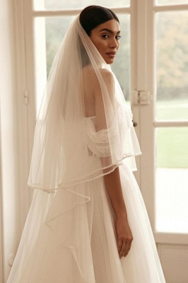 Luxury strapless longsleeves aline lightsilk Wedding dresses sequined_4