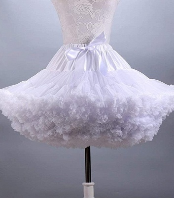 chic ballgown mini tulle underskirt elasticated petticoats_2