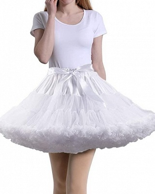 chic ballgown mini tulle underskirt elasticated petticoats_1