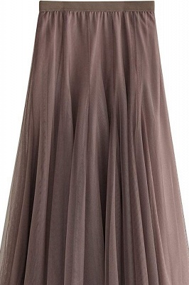 chic column tealength tulle petticoat elasticated underskirt_2