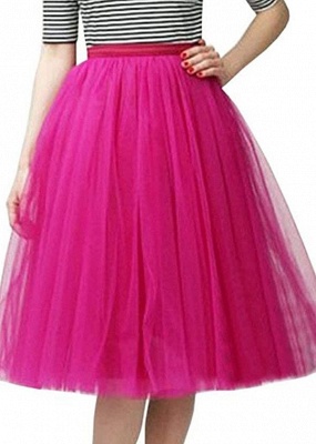 chic ballgown kneelength tulle elasticated underskirt  for wedding or evening dress_1