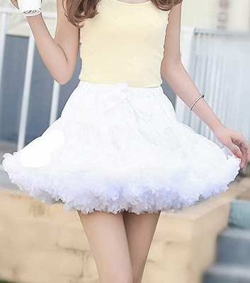 chic ballgown mini tulle underskirt elasticated petticoats_3