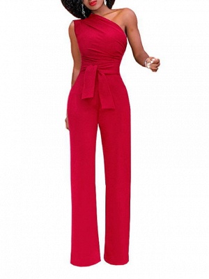 Women's White Red Yellow Jumpsuit_8