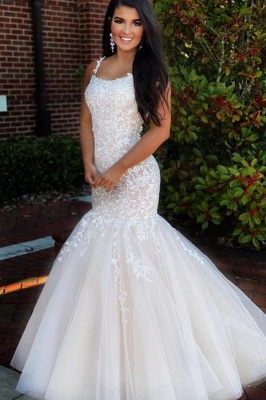 ZY225 Elegant Evening Dress Long White Prom Dresses With Lace_1